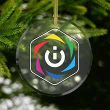 Load image into Gallery viewer, iCUE Logo Glass Ornament