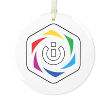 Load image into Gallery viewer, iCUE Logo Glass Ornament
