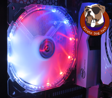 Load image into Gallery viewer, iCUE Logo Fan Hub Stickers