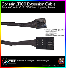 Load image into Gallery viewer, Corsair LT100 Extension Cable
