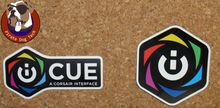 Load image into Gallery viewer, Corsair iCUE Logo Sticker / Cling / Magnet