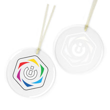 Load image into Gallery viewer, iCUE Logo Glass Ornament