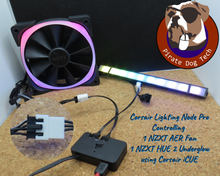 Load image into Gallery viewer, Corsair RGB to NZXT HUE 2 RGB Adapter