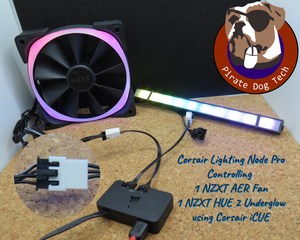 Corsair RGB to NZXT HUE 2 RGB Adapter