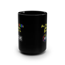 Load image into Gallery viewer, All Yerr RGBz Mug — RGB Gamer 15oz Black Coffee Cup
