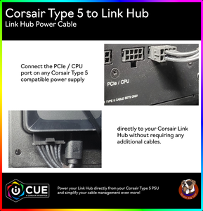 Corsair Link Hub Power Cables