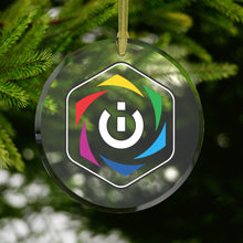 Load image into Gallery viewer, iCUE Logo Glass Ornament
