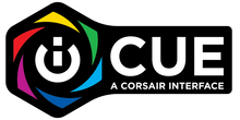 Load image into Gallery viewer, Corsair iCUE Logo Sticker / Cling / Magnet
