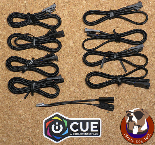 Corsair Obsidian 1000D Essential RGB Fan Cable Pack